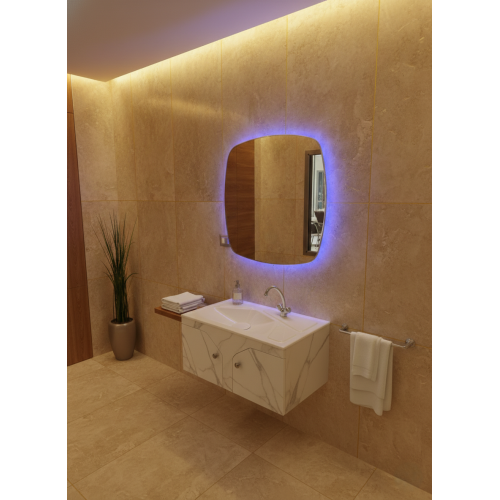 PACK " JURY " ( LAVABO + MEUBLE + MIROIR LED )