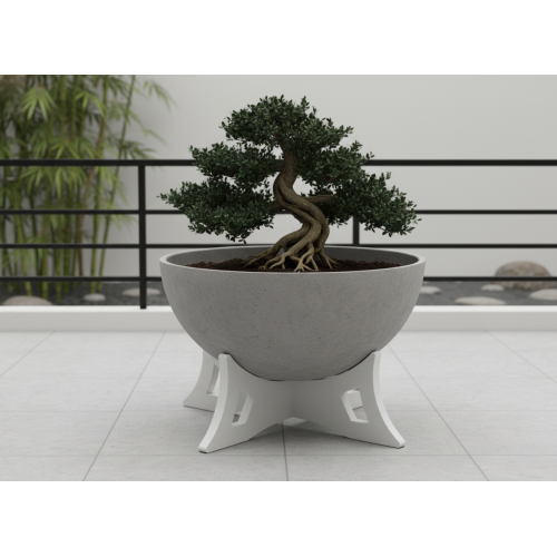 Pot de fleur avec support TerraBase 45