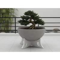 Pot de fleur avec support TerraBase 45