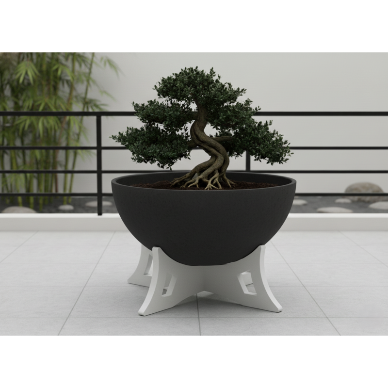 Pot de fleur avec support TerraBase 45