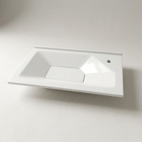 Plan Vasque 80cm STONFLEX Ivoire | EVA80