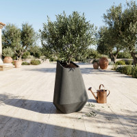 Pot de Fleurs Design GEO X en Béton Léger STONFLEX