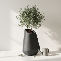 Pot de Fleurs Design GEO X en Béton Léger STONFLEX