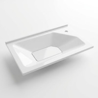 Plan Vasque 80cm STONFLEX Ivoire | EVA80