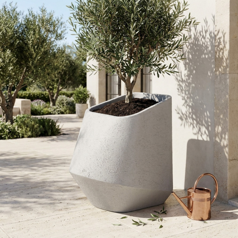 copy of Pot de Fleurs Design GEO X en Béton...