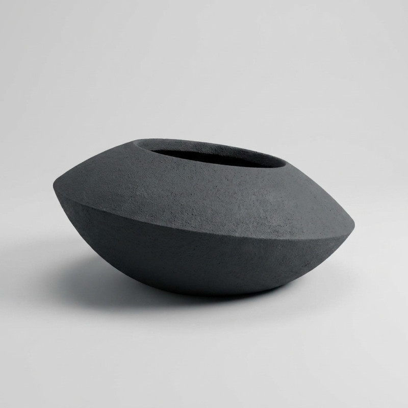 Pot Design SONIC 50 cm en GRC Léger STONFLEX