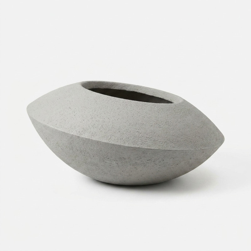 Pot Design SONIC 50 cm en GRC Léger STONFLEX