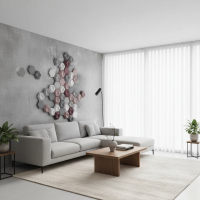 HexaStone – Décoration Murale 3D Hexagonale en Micro Béton