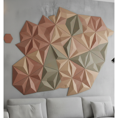 Diamond Edge – Panneau Mural 3D Design Diamant