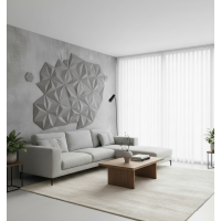 Diamond Edge – Panneau Mural 3D Design Diamant