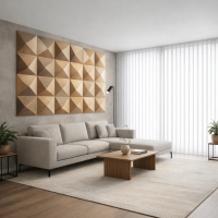 Cube Prism – Décoration Murale 3D Géométrique
