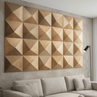 Cube Prism – Décoration Murale 3D Géométrique