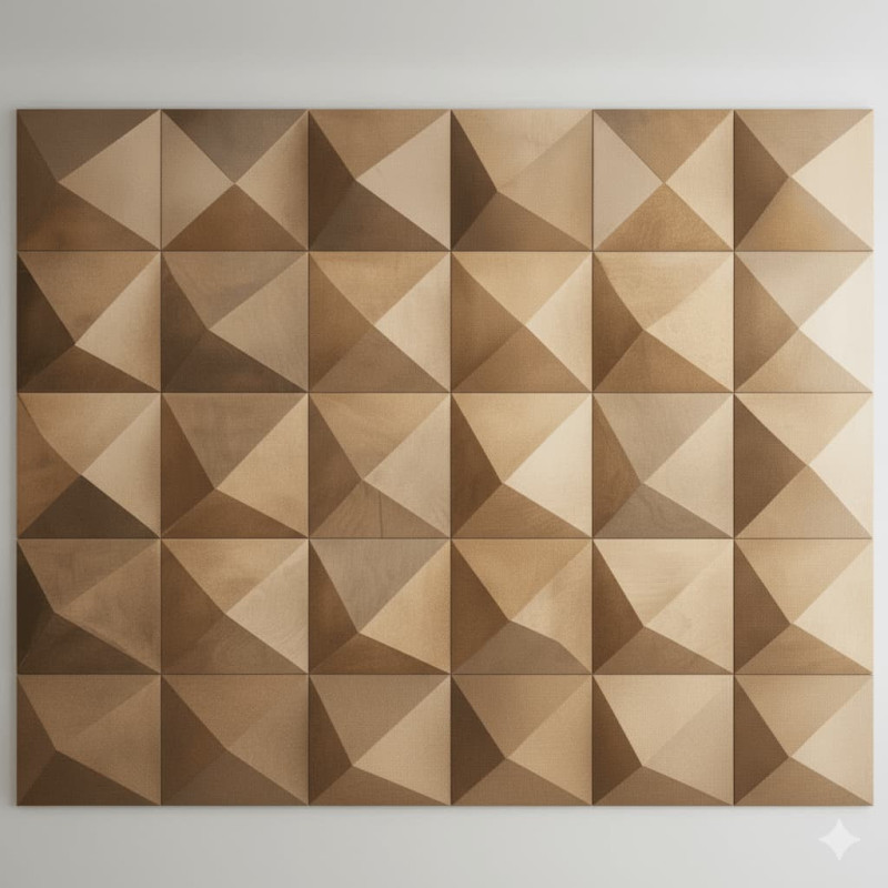 Cube Prism – Décoration Murale 3D Géométrique