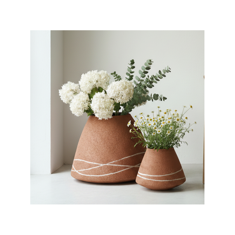 Collection Calma – Kit de 2 Pots Décoratifs