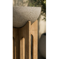 ALTA Stand 100 ,Pot Design sur Support en Bois