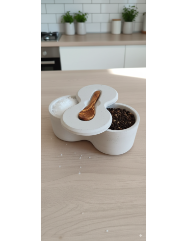 BOÎTE À ÉPICES MODERNE – DOUBLE COMPARTIMENT 4