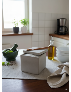 boite à épicés cubique concrete 1 2