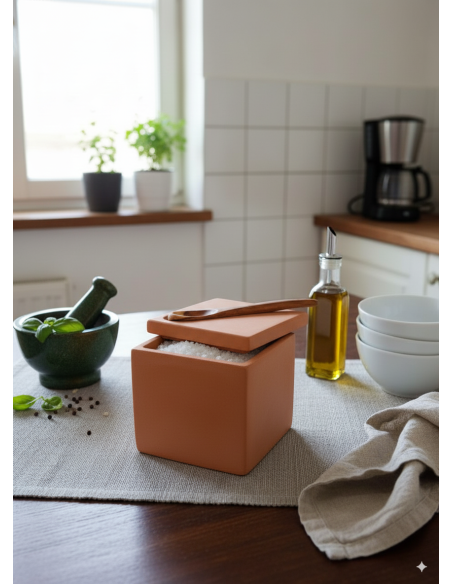 boite à épicés cubique concrete 3